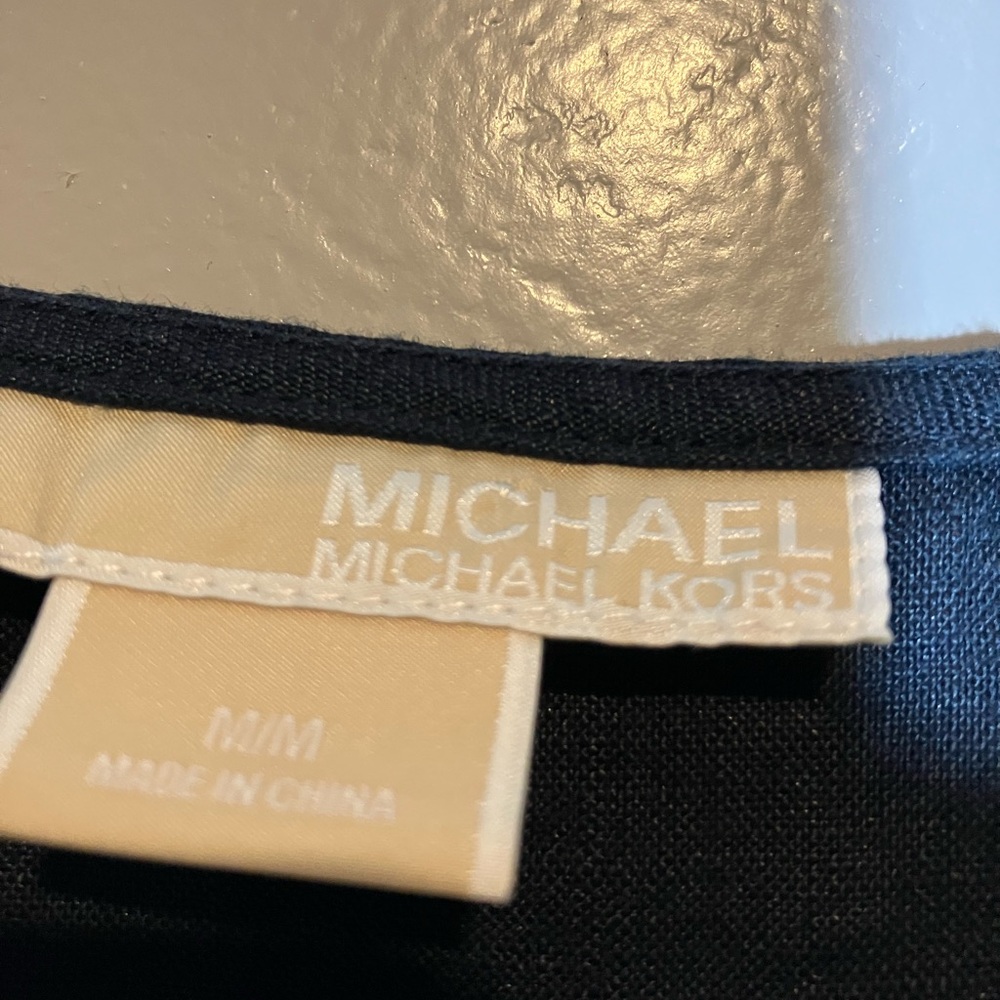 Michael Kors Navy Tunic with Embellishments - Picture 3 of 4